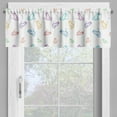 thumbnail image 4 of Ambesonne Butterfly Valance & Curtain, Doodle Style Colorful, 55"x45", Multicolor, 4 of 6