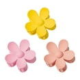 thumbnail image 4 of 3Big Flower Bright Color Girl Petal Hair Catching Plate Hairpin Accessories, 4 of 9