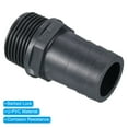 thumbnail image 4 of Uxcell Barb Hose Fitting, Barbed Male Thread Pipe Connector Adapter Gray 30mm 2, 4 of 5