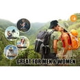 thumbnail image 3 of Koreshion Mens Womens Sun Hat Wide Brim Breathable Mesh UPF 50+ Waterproof Fishing Hat Safari Hat Foldable Boonie Cap Navy Blue, 3 of 6