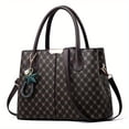 thumbnail image 1 of Trendy Crocodile Print Tote Bag, Large Capacity Multi-pocket Shoulder Bag, Perfect, 1 of 5
