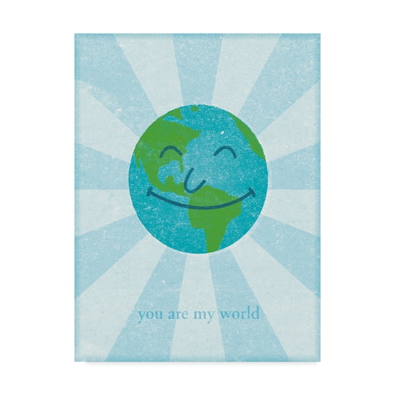 Trademark Fine Art 'World' Canvas Art by John W. Golden