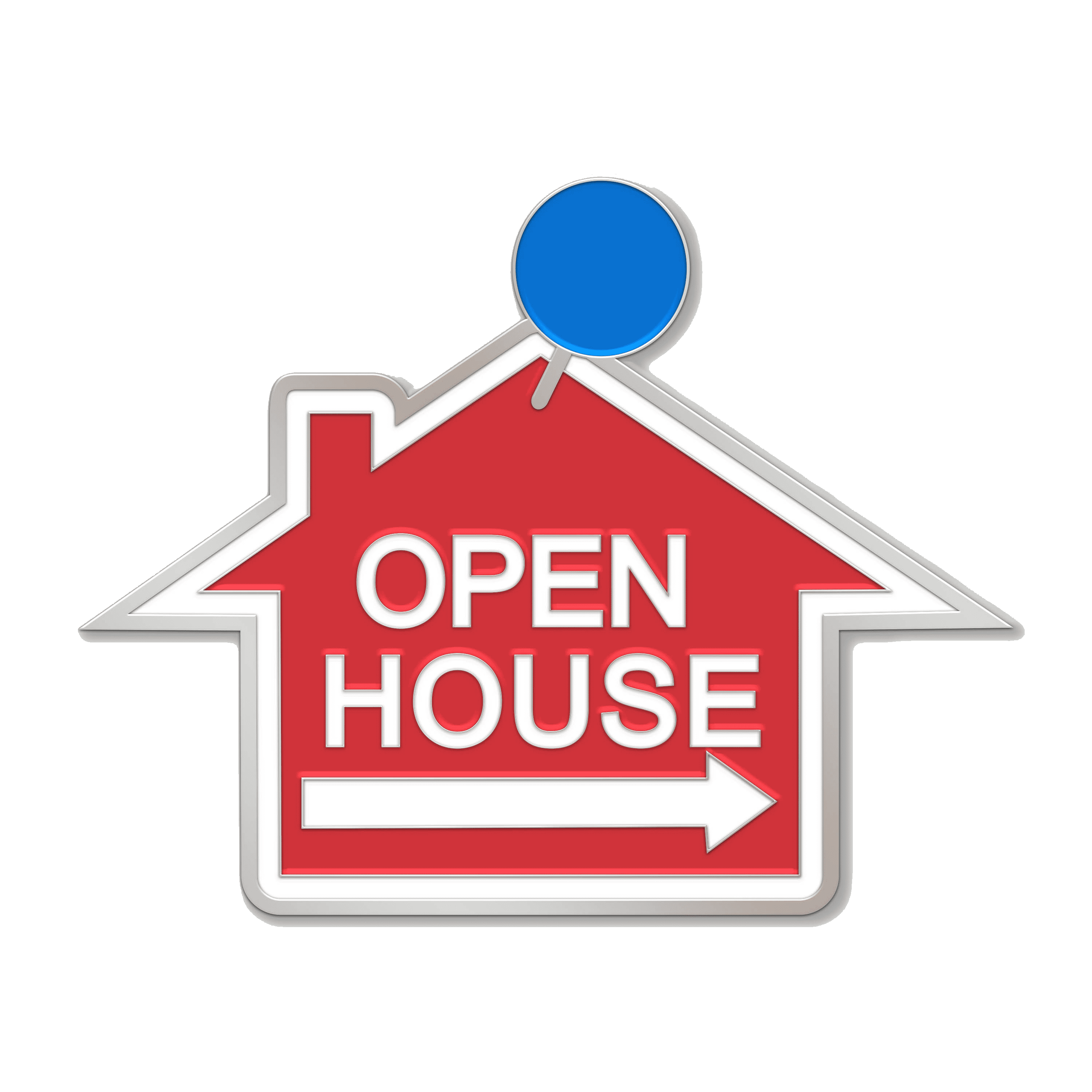 Real Estate Enamel Pin House for Sale lapel pin Open House Charm