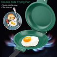 thumbnail image 2 of Double Sided Frying Pan Non-stick Ceramic Flip Frying Pan Pancake Maker Household Kitchen, 2 of 5