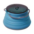 thumbnail image 1 of LOVIVER Bouilloire de Camping Pliable pour Activités Extérieures Voyage Pêche Bleu, 1 of 8