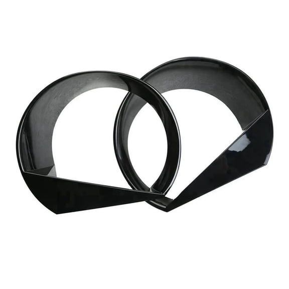 Angry Eyes Front Headlight Bezels Trim Cover For Jeep Renegade 2015 2016 2017 2018 (Black)