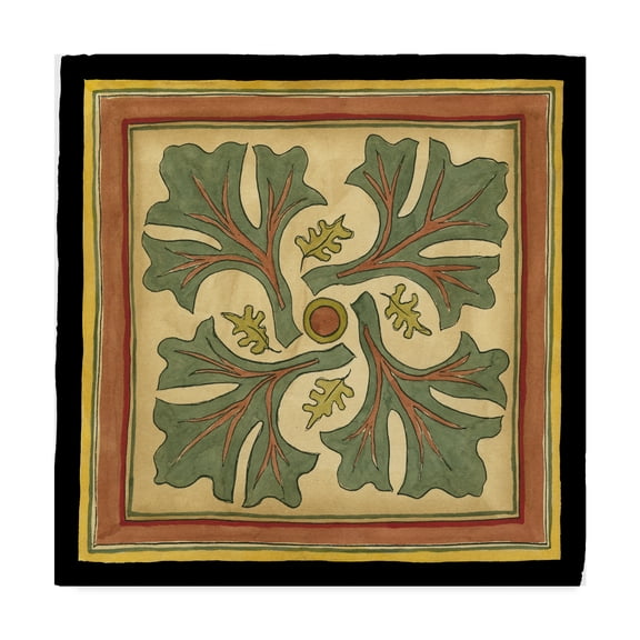 Trademark Fine Art 'Art sand Crafts Leaves II' Canvas Art by Jennifer Goldberger