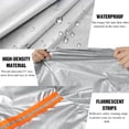 thumbnail image 5 of 163x67x59 inches Universal Car Cover for Sedan Waterproof Indoor Outdoor All Weather Full Auto Cover Sun UV Snow Dust Resistant Protection Cover, Size S, 5 of 10