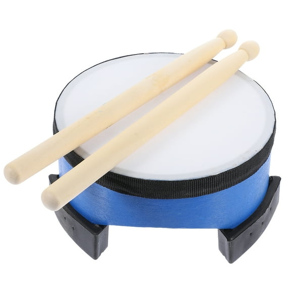 SHISUYAN 1 Set of Floor Drum with Mallets Percussion Instrument Musical Toy Hand Drum Perform Drum