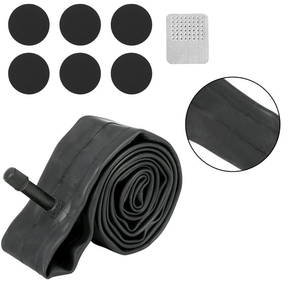 REGALWOVEN 1 Pc Black Cruiser Bike Inner Tube US Type Valve 20"x1.75-2.125" Suitable for City Road