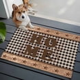 thumbnail image 3 of Entryway Rug 2'x3', Farmhouse Small Rug for Kitchen Bathroom Door Mat Indoor Entrance, Vintage Country Texas Star Plaid Wooden Grain Non-Slip Area Rugs Floor Mats Carpet Front Door Rugs, 3 of 8