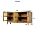 thumbnail image 5 of Retro Look - Tabletop and Cabinet Storage - Entryway, Study - Easy to Assemble, 5 of 6