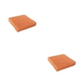 thumbnail image 1 of Cojín cuadrado Bewildely para silla poliéster Naranja 40*40*3cm 2Conjunto, 1 of 6