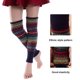thumbnail image 3 of Calentadores de piernas largos para mujer, moda Lolita, de lana, de punto cable, hasta el muslo, calcetines sueltos, camuflaje fluorescente, boho, de lana gruesa, fundas para calcetines, 3 of 5