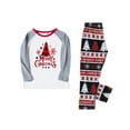 thumbnail image 3 of Odeerbi Christmas Pajamas For Family Matching Outfits Warm Set Printed Home Wear Two-piece Kid Set, 3 of 8
