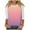 Rose Gold, variant on yillto 3/4 Sleeve T-Shirt for Women Casual Printed Crew Neck Tunic Tops Loose Trendy 2024 Summer Tops