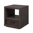 Better Homes & Gardens Steele End Table With Drawer, Espresso Finish