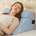 thumbnail image 1 of Wedge Pillows for Adult Adjustable Bed Wedge Pillow for Post Surgery Triangle Pillow Headboard with Bolster Cushion for Sleeping Acid Reflux Neck & Back Support and Dark G, 1 of 9