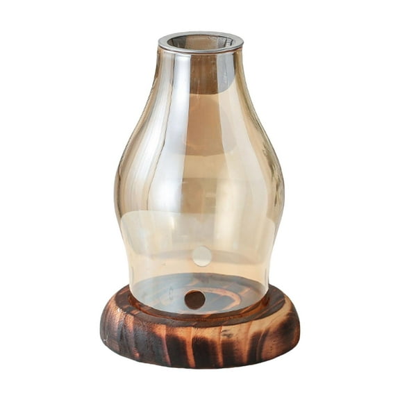 FashionCha Incense Burner, Incense Holder, Glass Decor, Wood, Modern Incense Burner, Burner Style C