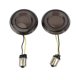 thumbnail image 1 of Motorcycle Smoked LED Turn Signal Light Yellow Steering Lamp 1156 for Harley Touring Sportster XL883, 1 of 5