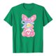 thumbnail image 4 of Tops de Manga Corta de Verano para las Mujeres Imprimir Blusa de Cuello Redondo, Moda Ligera de Poliéster Spandex, 4 of 7