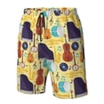thumbnail image 5 of Naloa Musical Instruments Men's Beach Shorts, Surfing shorts, Swim trunks, Quick Dry Swim Trunks for Surfing Beach Fun - Large, 5 of 9