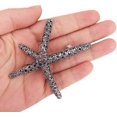 thumbnail image 3 of 2 piezas Metal estrella de mar horquilla pinzas para el cabello accesorios para el cabello, 3 of 5