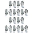 thumbnail image 1 of 10 pares de guantes de trabajo de seguridad, guantes de jardinería, guantes protectores de goma transpirables, 1 of 5