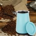 thumbnail image 1 of Anti-slip Stainless Steel Coffee Powder Filter, Coffee Sieve, With Lid 7 X 10 Cm For Home Cafe Coffee Accessory Blue, 1 of 8
