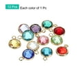 thumbnail image 3 of Uxcell Crystal Birthstone Charm, Pendants Drop Bead 12 Colors, for Jewelry Making, Earrings, Necklaces,12 Pack, 3 of 6