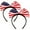 As Shown, variant on Eease 2pcs Patriotic Headband American Flag Bow Headband 4th of July Hair Accessory Independence Day Decorations