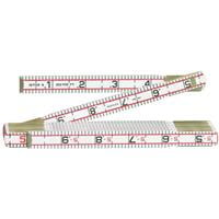 Folding Ruler - Lufkin Red End Engineer's Ruler, 6ft, Folding, Wood