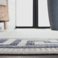 thumbnail image 5 of SAFAVIEH Martha Stewart Sini Geometric Machine Washable Indoor/Outdoor Runner Rug, Silver/Grey, 2' x 7', 5 of 12