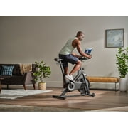 ProForm Sport CX; Indoor Exercise Bike with Large LCD Display and Built-In Tablet Holder; Set of Dumbbells Included