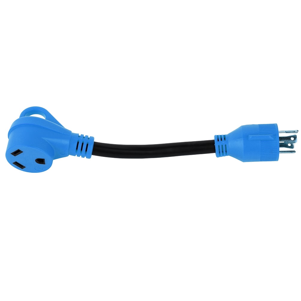 CCIYU RV Camper Trailer Power Cord Adapter 12inch 30amp Male 4prong