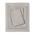 thumbnail image 3 of Comfort Classics 300 Thread Count Liquid Cotton Sheet Set, CalKing, Silver, 3 of 4