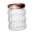 thumbnail image 4 of Tanque de almacenamiento BLESIY con Tapa de Madera Frascos de comida 550ML, 4 of 8