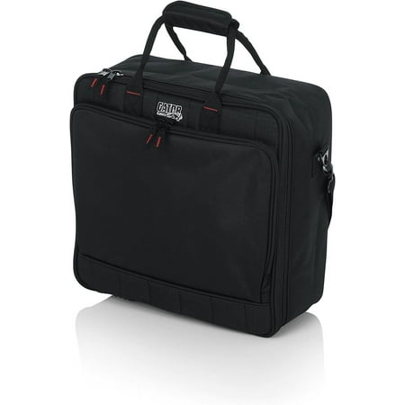 Gator Cases Padded Nylon Mixer/Gear Carry Bag with Removable Strap; 9.5" x 9.25" x 2.75" (G-MIXERBAG-0909)