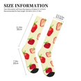 thumbnail image 2 of Compression Socks For Women And Men - Red Strawberry A Compression Socks Circulation For Workout, 2 of 2