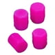 thumbnail image 3 of 4x tapas de aire luminosas fluorescentes, cubierta rueda, tapas de vástago de válvula de neumático para camiones, SUV, accesorios , Rosado 4 piezas rosa Yotijar Cubierta de válvula de neumático, 3 of 7