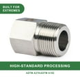 thumbnail image 5 of U.S. Solid 3/4 in MNPT x 1/2 in FNPT 304SS Fitting Pipe Adapter, 5 of 9