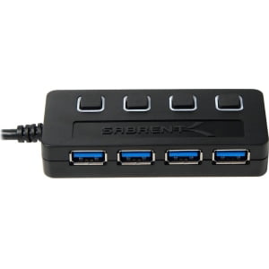 USB 3.0 HUB W/ POWER SWITCHES (Best Non Powered Usb Hub)