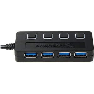 USB 3.0 HUB W/ POWER SWITCHES (Best Powered Usb 3.0 Hub For Mac)