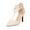 Beige, variant on VerPetridure Women's Sandals Summer Casual Shoes Casual Back Zip Leopard Print Sandals Super High Heel Pointed Toe Hollow Out Stilettos
