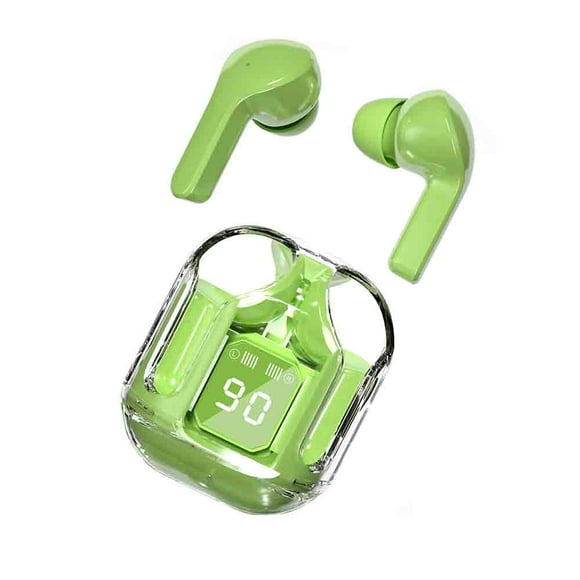 Bluetooth Speakers Clear Bluetooth Earbuds Comfortable Semi In Ear Design With Advanced Noise Canceling Technology Long Battery Life: Green