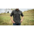 thumbnail image 2 of MidwayUSA Men's Chamois Long Sleeve Shirt Navy Large Tall, 2 of 3