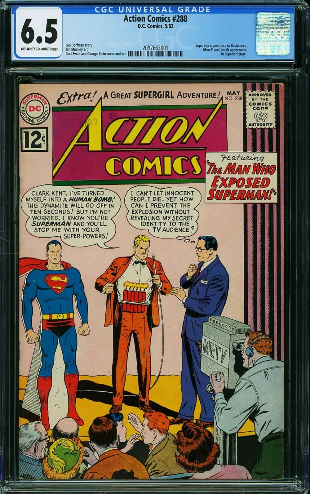 Cover of Action Comics #288