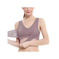 thumbnail image 5 of Luxsea Fashion New Cross Side Buckle Without Rims Gathered Sports Underwear Sleep Bra, 5 of 6