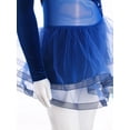 thumbnail image 6 of TSSOE Toddler Girls Sparkly Tutu Skirted Leotard Ballet Dance Dress Figure Skating Competition Blue 12, 6 of 7