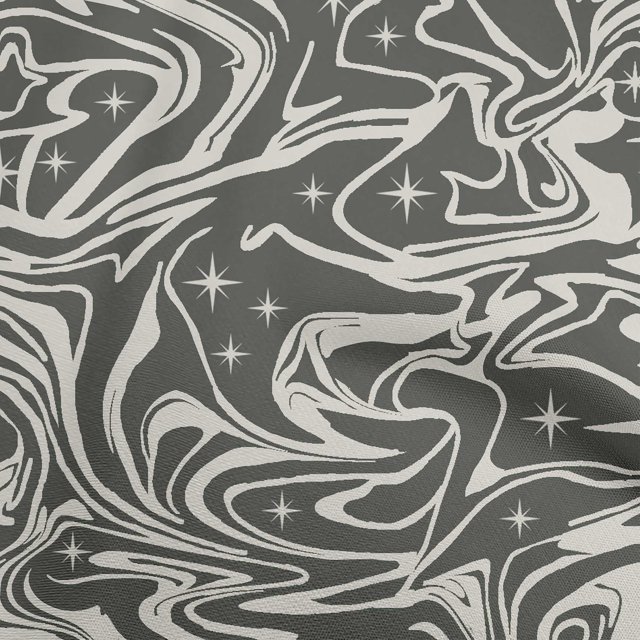 oneOone Rayon Gray Fabric Abstracts Craft Projects Decor Fabric Printed By The Yard 56 Inch Wide